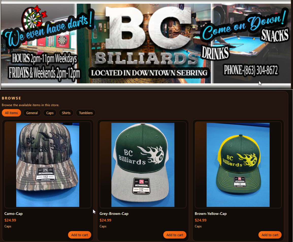 Sample Store Screenshot 2